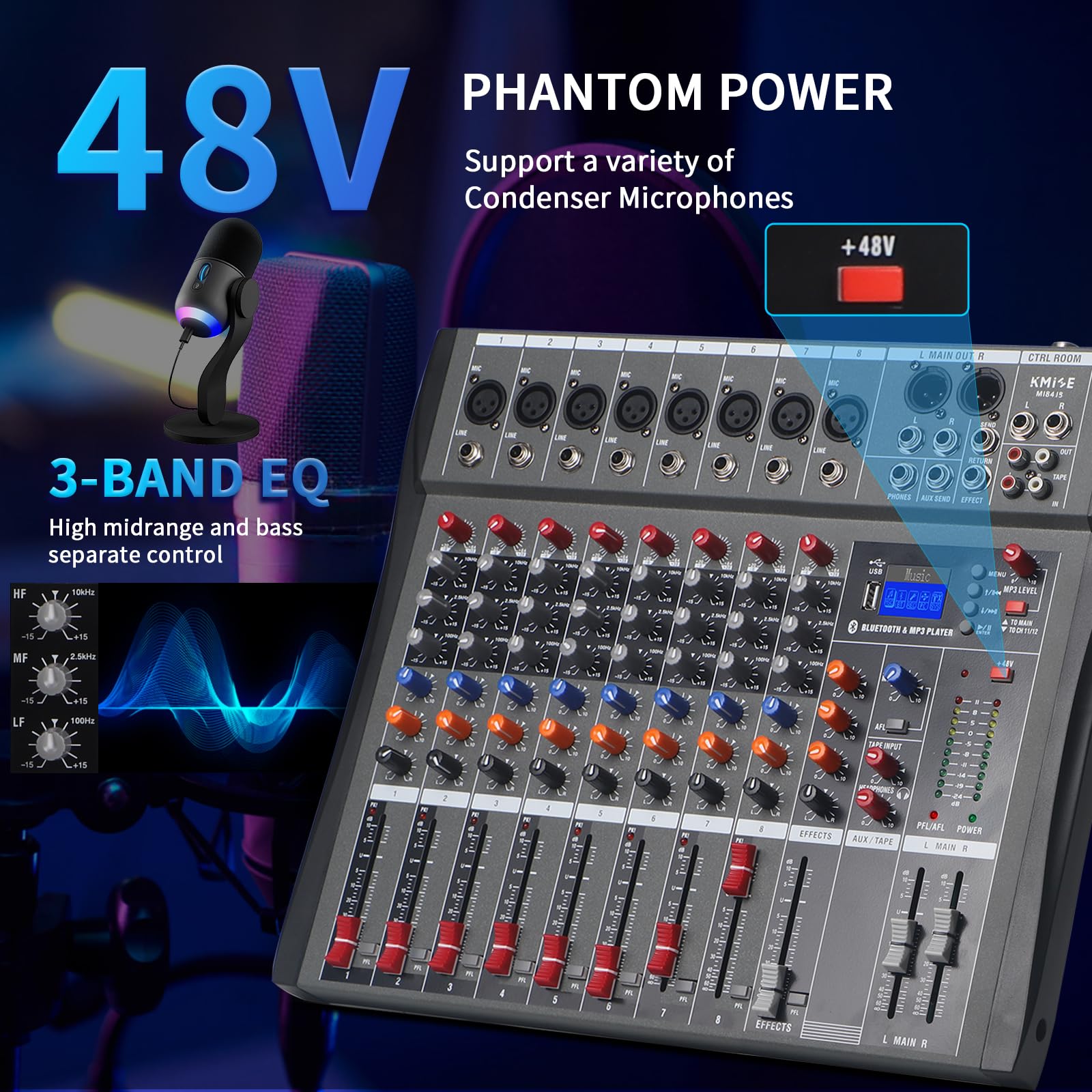 Boss MX-12 DJミキサー 12チャンネル Boss MX-12 DJミキサー 12チャンネル