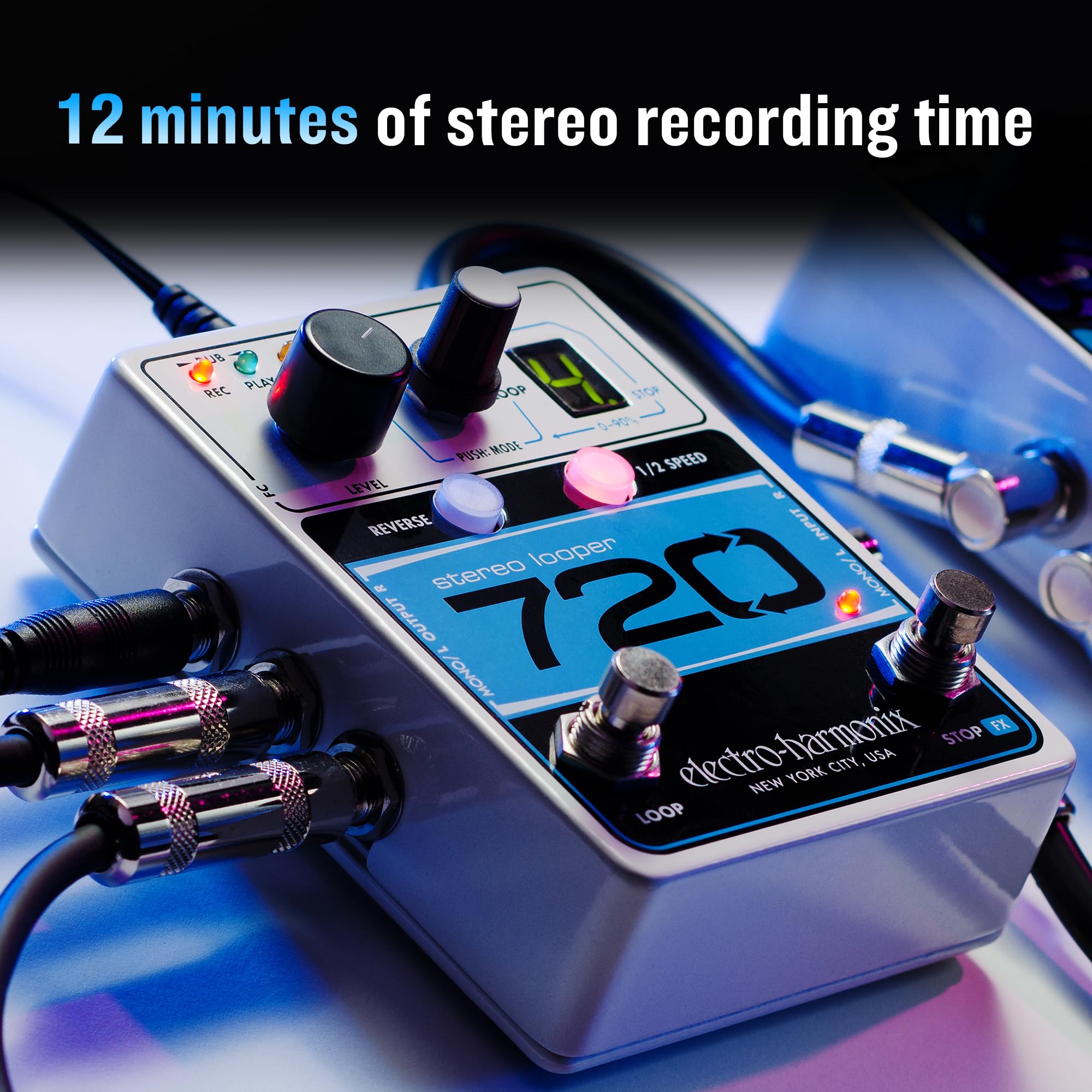 Amazon.com: Electro-Harmonix 720 Stereo Looper Pedal : Musical