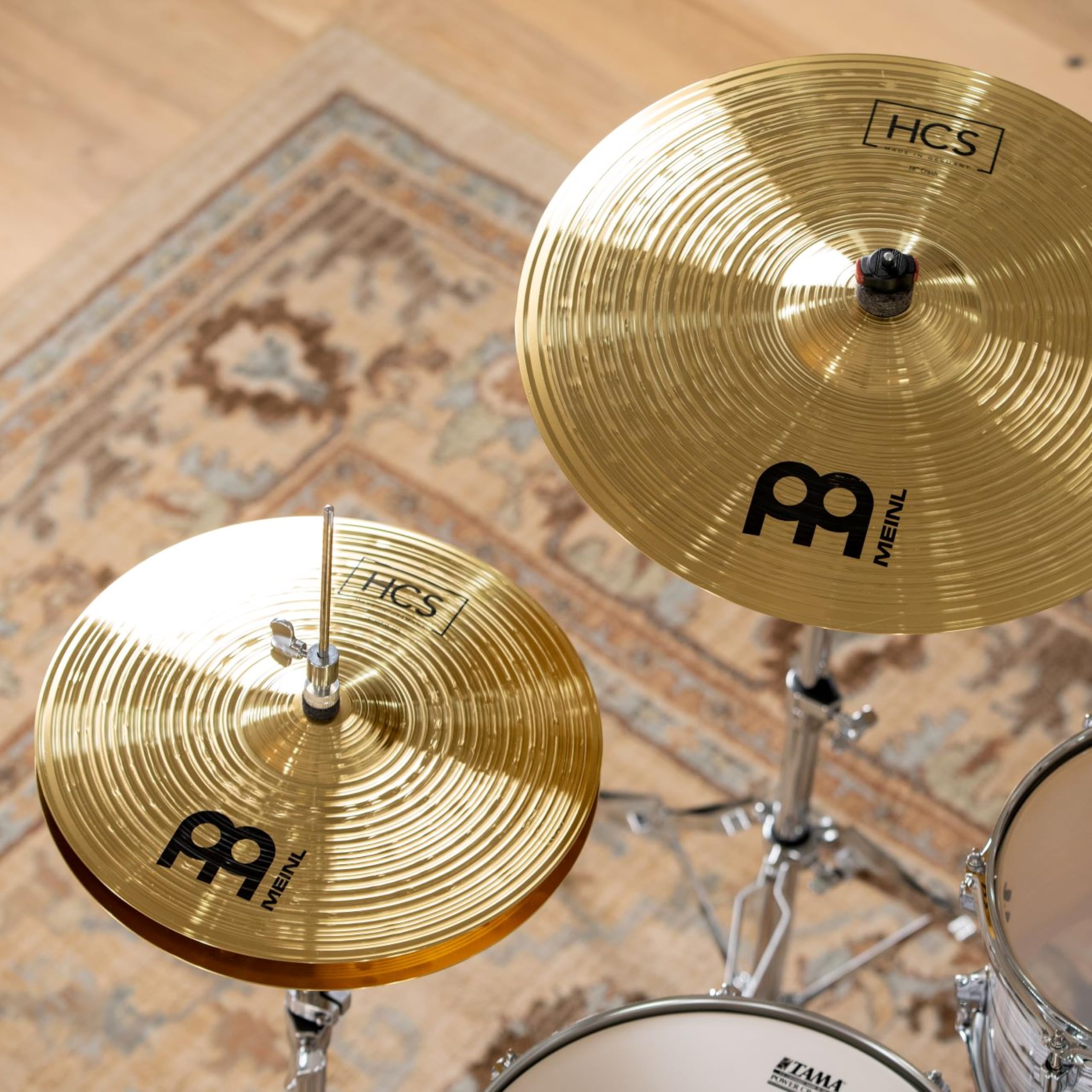 Meinl Cymbals HCS Hi-hat 14 pollici Coppia Ottone Made In Germany HCS14H