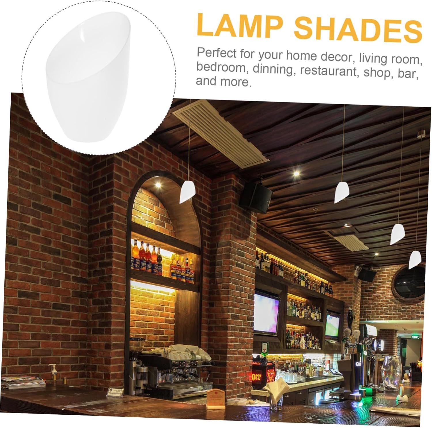 5Pcs Horseshoe Design Light Shade Floor lamp Light Covers Plastic lamp Shade Lampshade Small Replacement