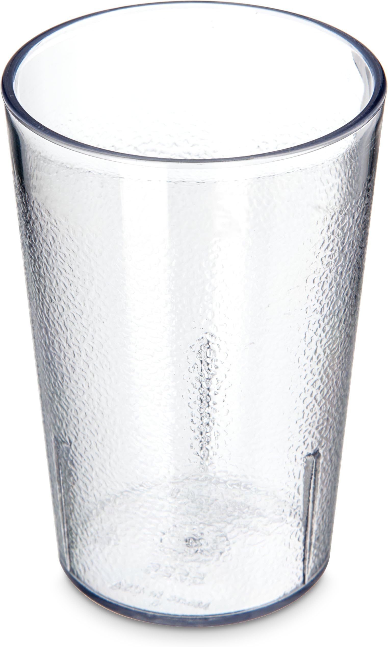 55268107 Stackable ShatterResistant Plastic Tumbler, 8 oz., Clear (Pack of 6)