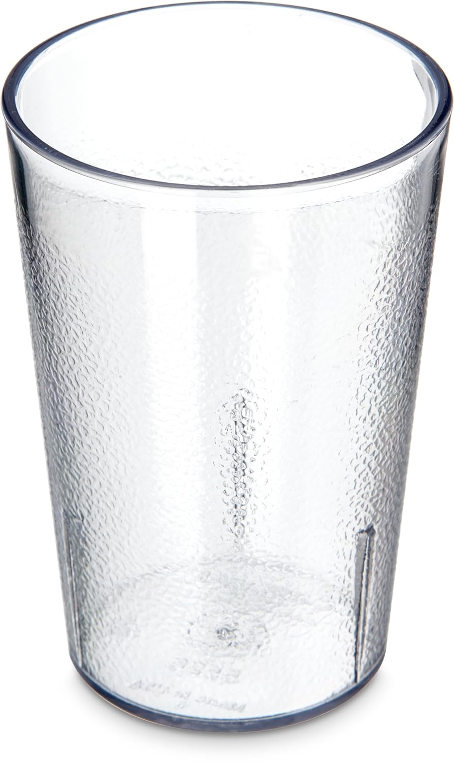 Carlisle FoodService Products Stackable Tumbler Plastic Tumbler for Restaurants, Catering, Kitchens, Plastic, 8.1 Ounces, Clear, (Pack of 72)