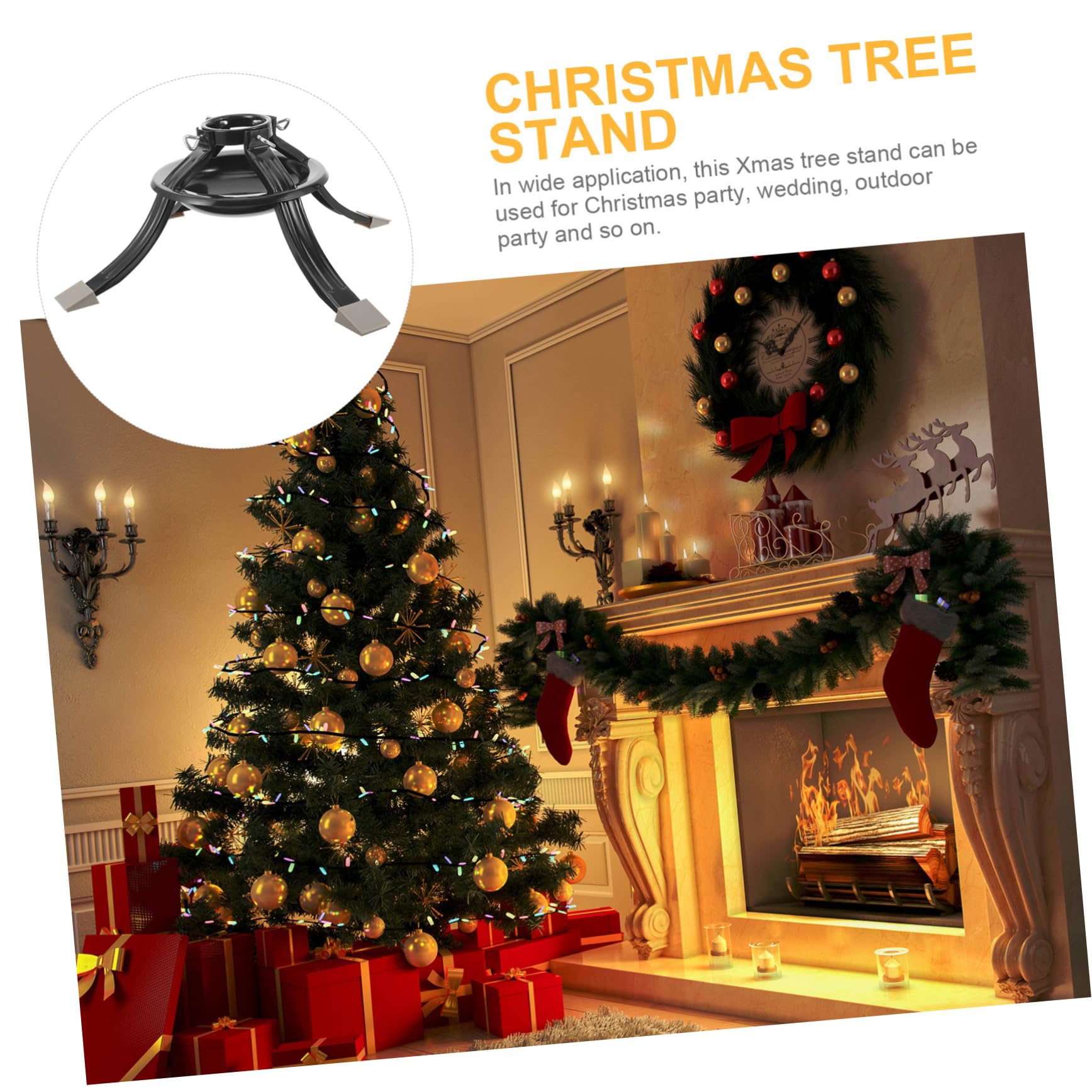 Base del Árbol De Navidad Verde Reutilizable Soporte para Árbol De Navidad Artificial para Almacenamiento y Decoración De Interiores