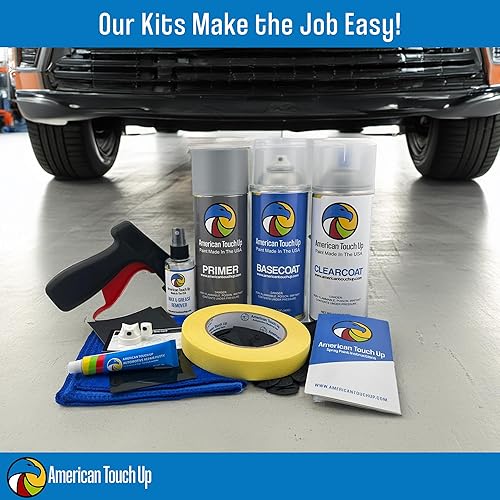 Miniatura 4 de American Touch Up Pintura compatible con Nissan  EBL Freezer Burn Metallic  Pintura en aerosol - Capa base
