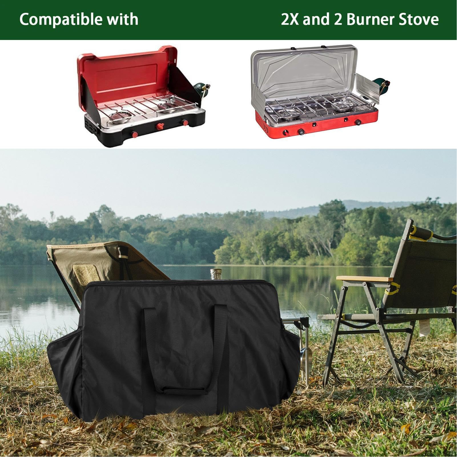 Sac de transport pour réchaud d'extérieur, barbecue pliable, rangement camping