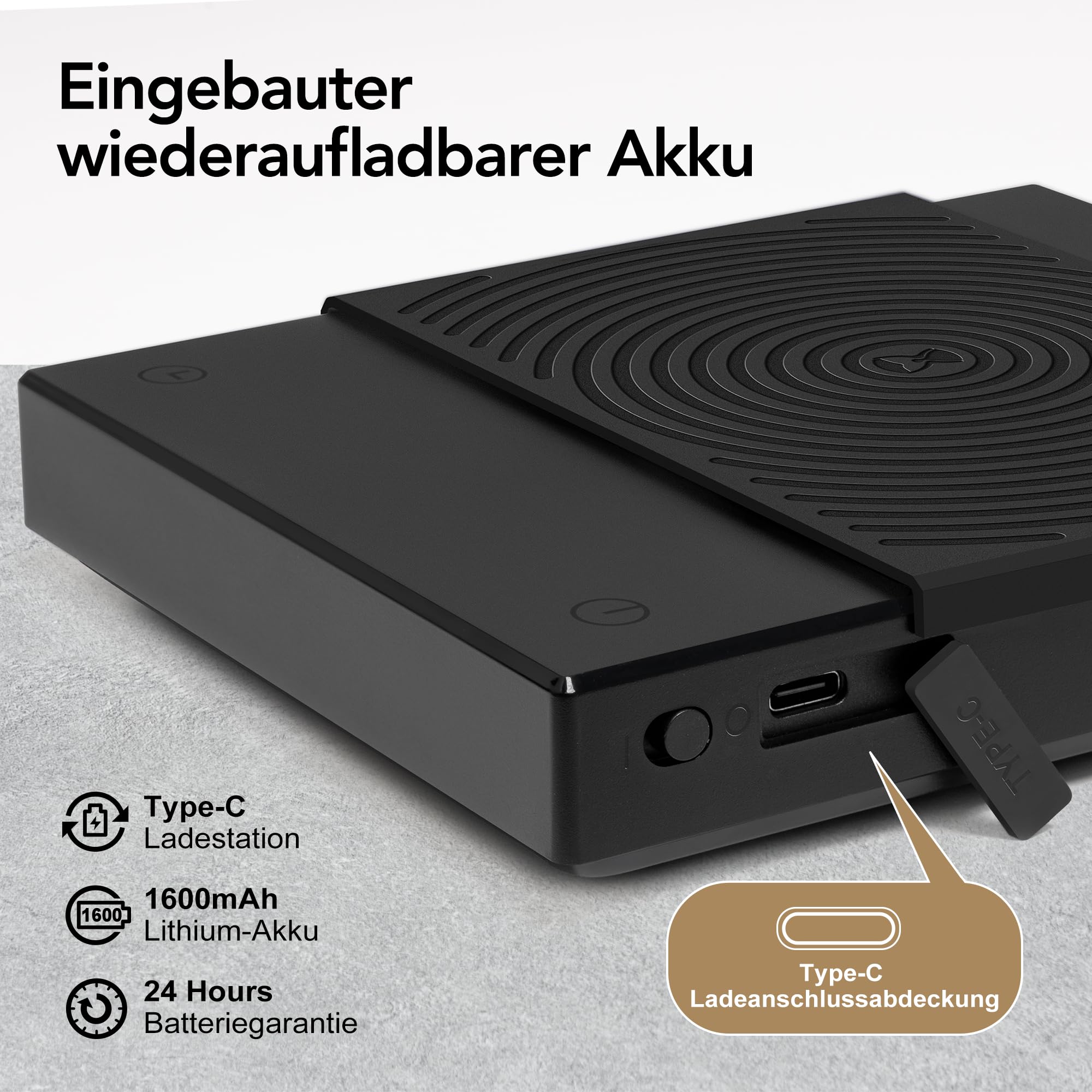 TIMEMORE Black Mirror Basic 2, Pour-Over Drip Coffee Scale mit automatischem Timer und Durchflussrate-Funktion, Präzision von 0,1 g, Digitale Kaffeewaage, Kapazität von 2000 g, Schwarz