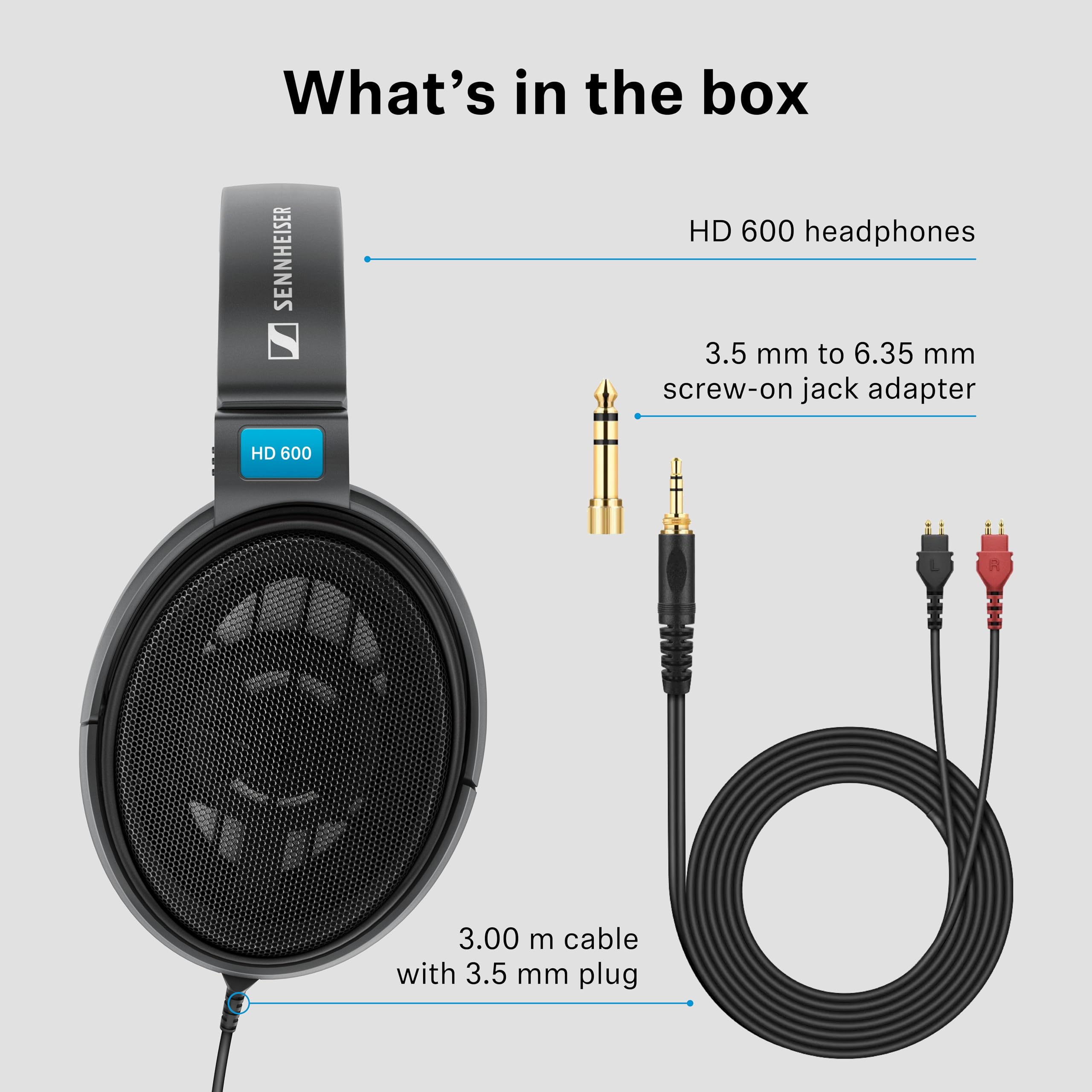 Sennheiser HD 600 Ohrumschließende Kopfhörer V2