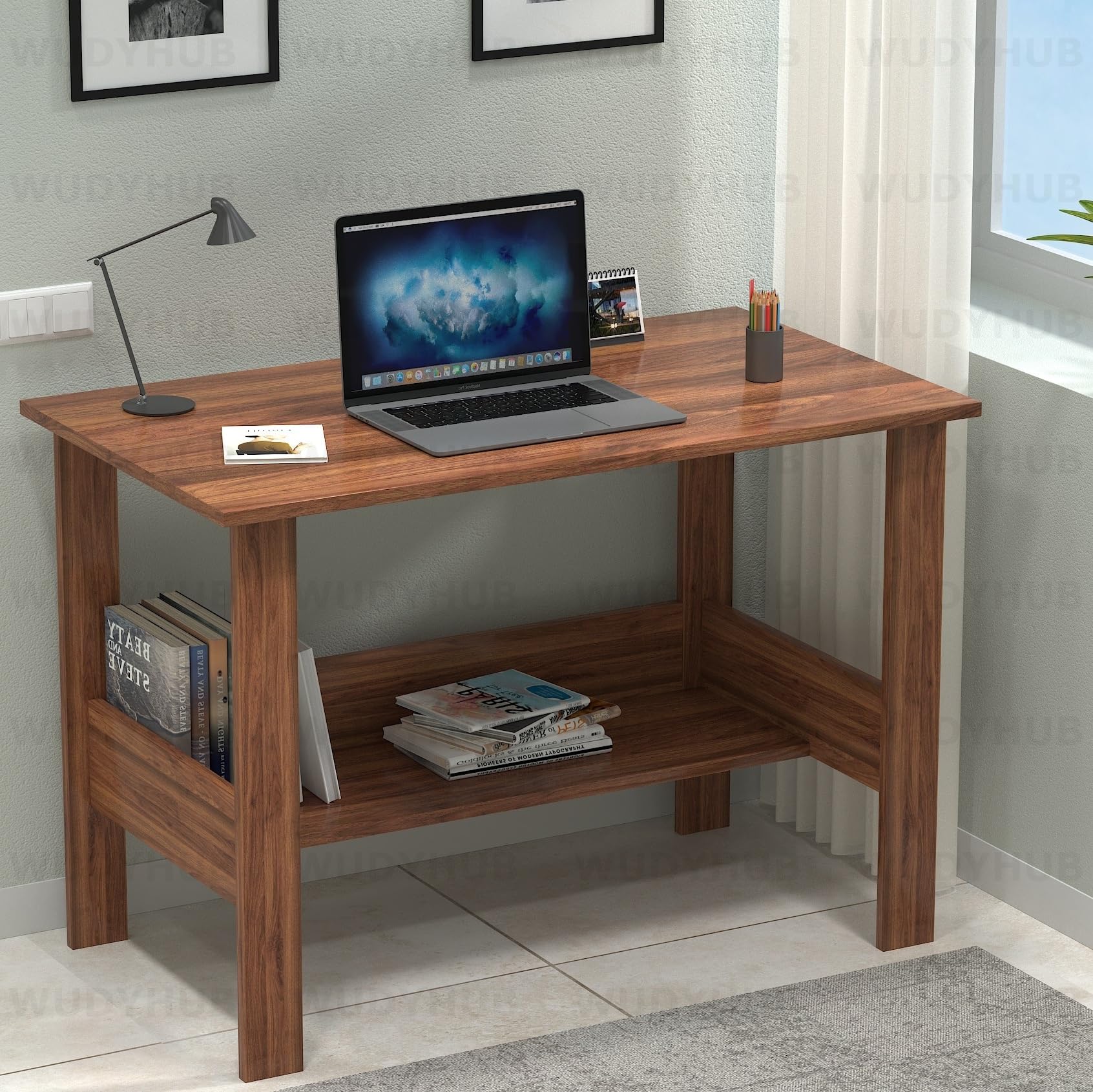 Wudyhub Computer Home/Office Desk ST-09-Brown - Image 1