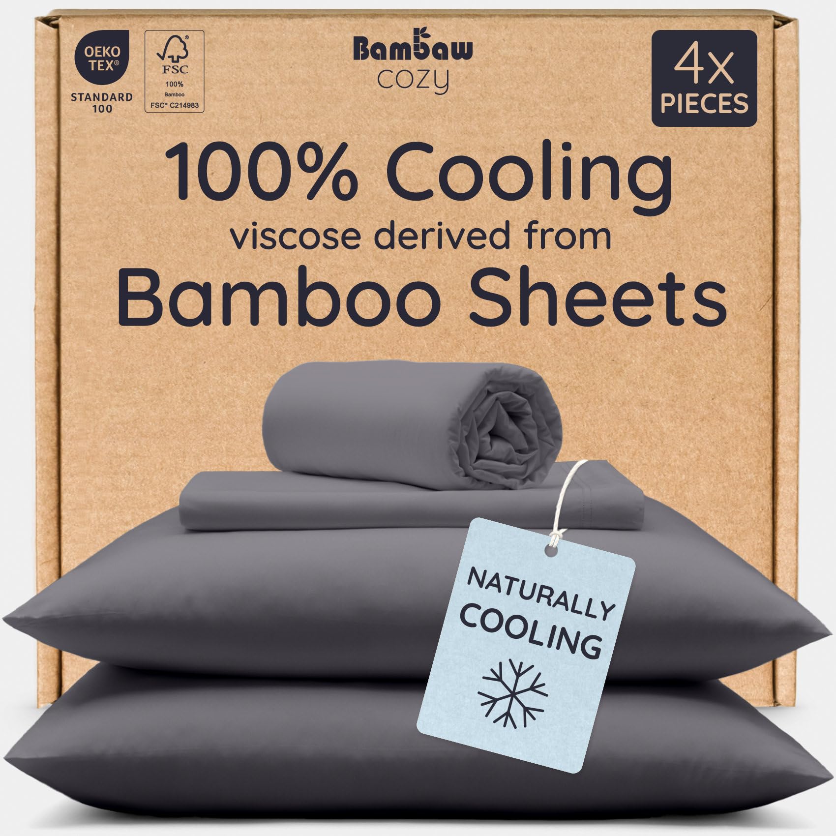 Bambaw 4-Piece Queen Sheet Set
