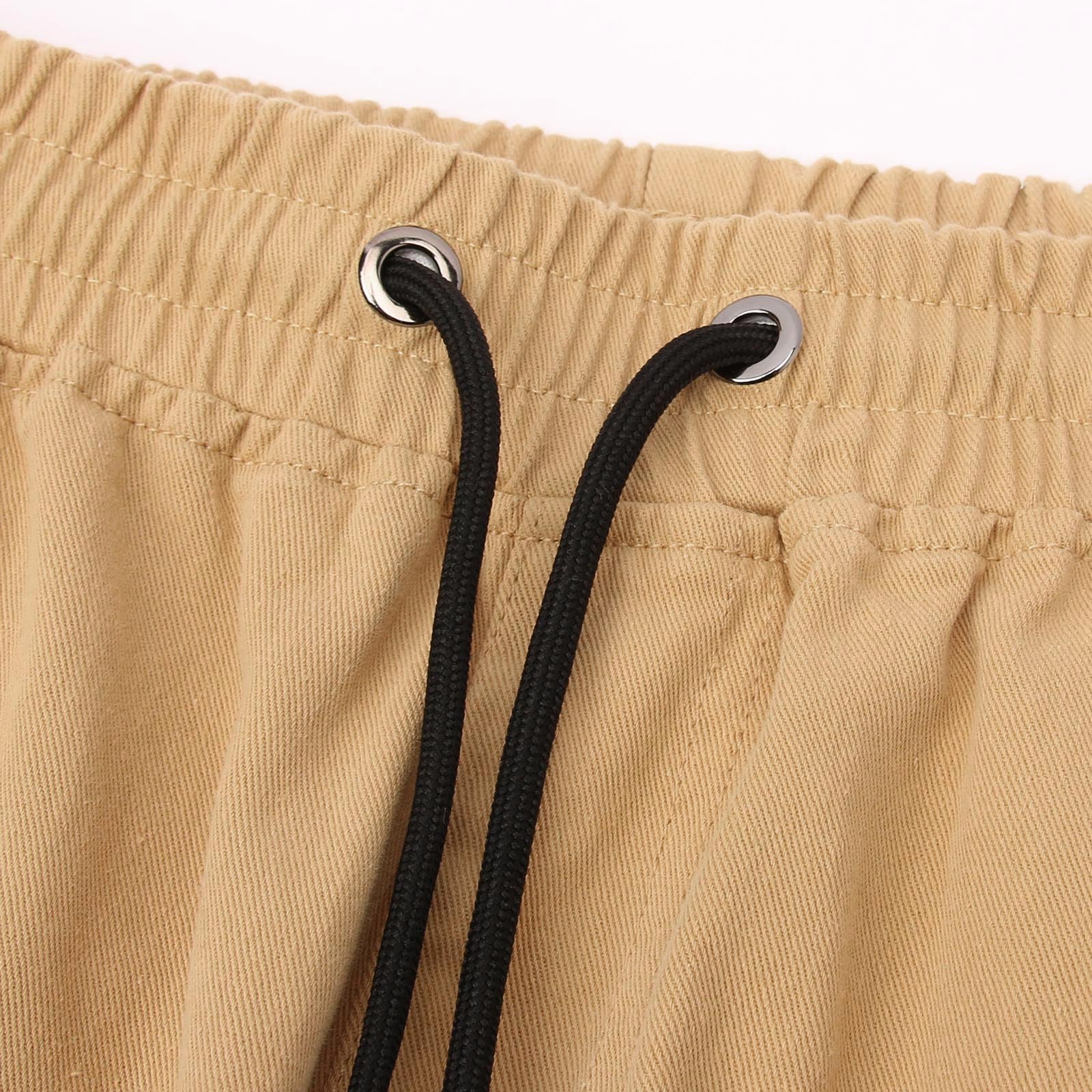 Generisch Pantalones cargo resistentes para hombre con muchos bolsillos, pantalones de trabajo informales de estilo militar, cómodos pantalones de algodón para exteriores