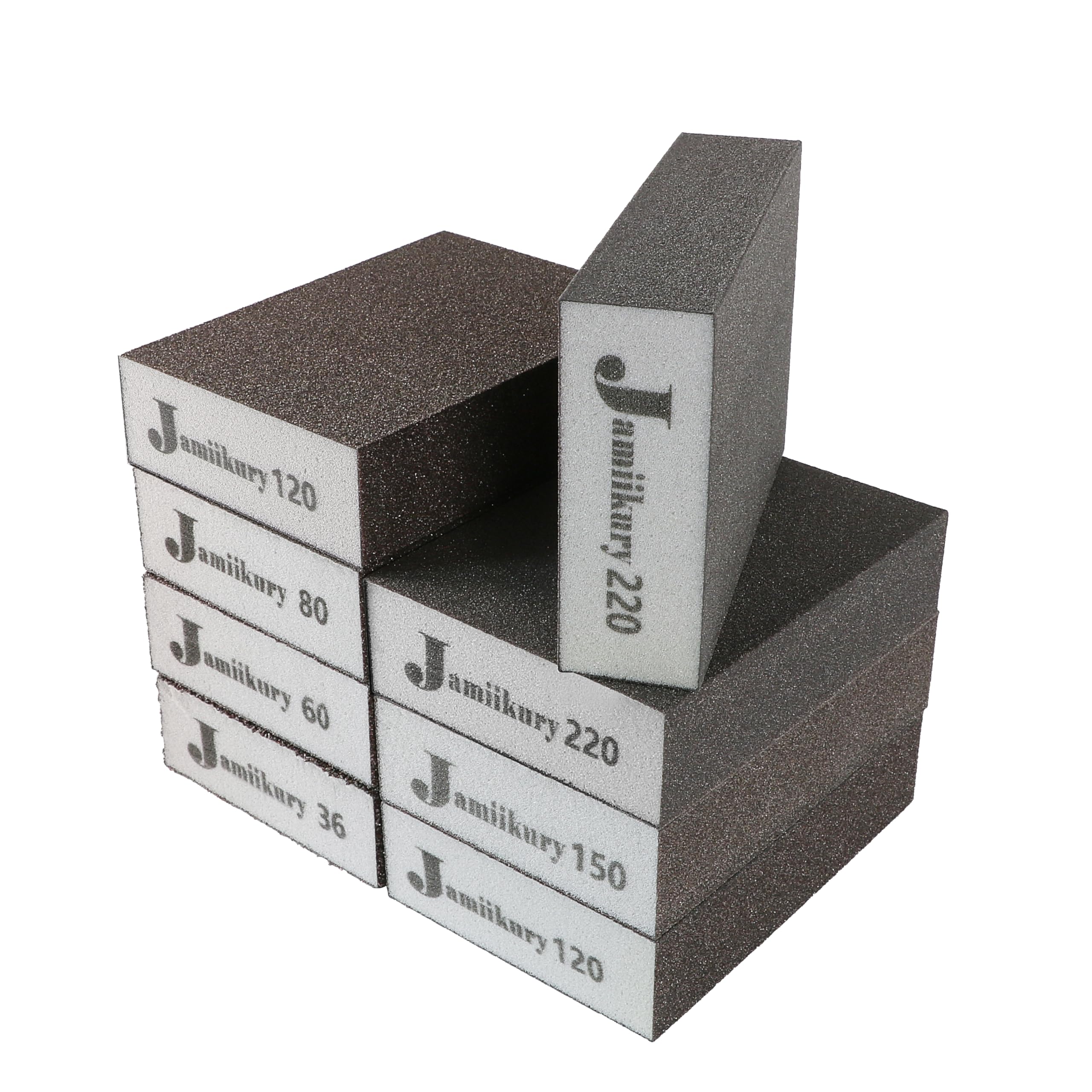 Jamiikury 220 Grit Sanding Sponges - 8 Pack -20