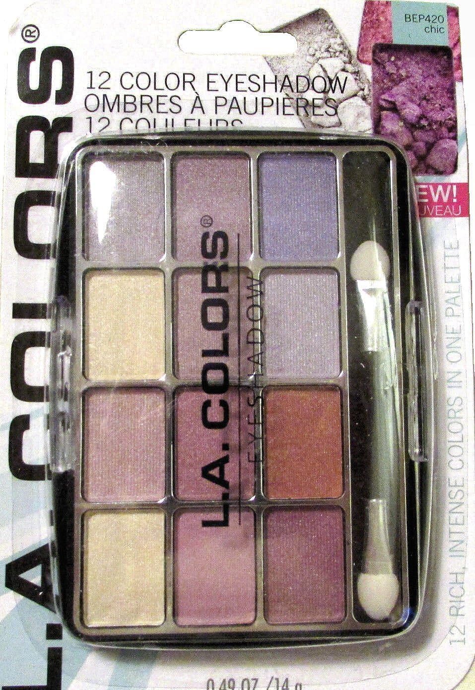 Expressions, 12 Color Eyeshadow, BEP420 Chic, 0.49 Oz