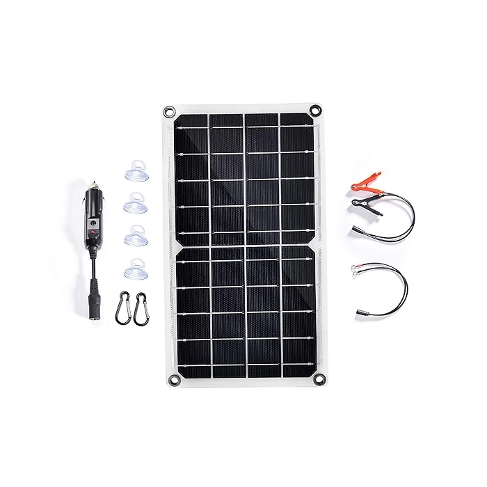 Buy Topsolar 10 Watt 12 Volt Solar Panel Car Battery Charger 10W 12V