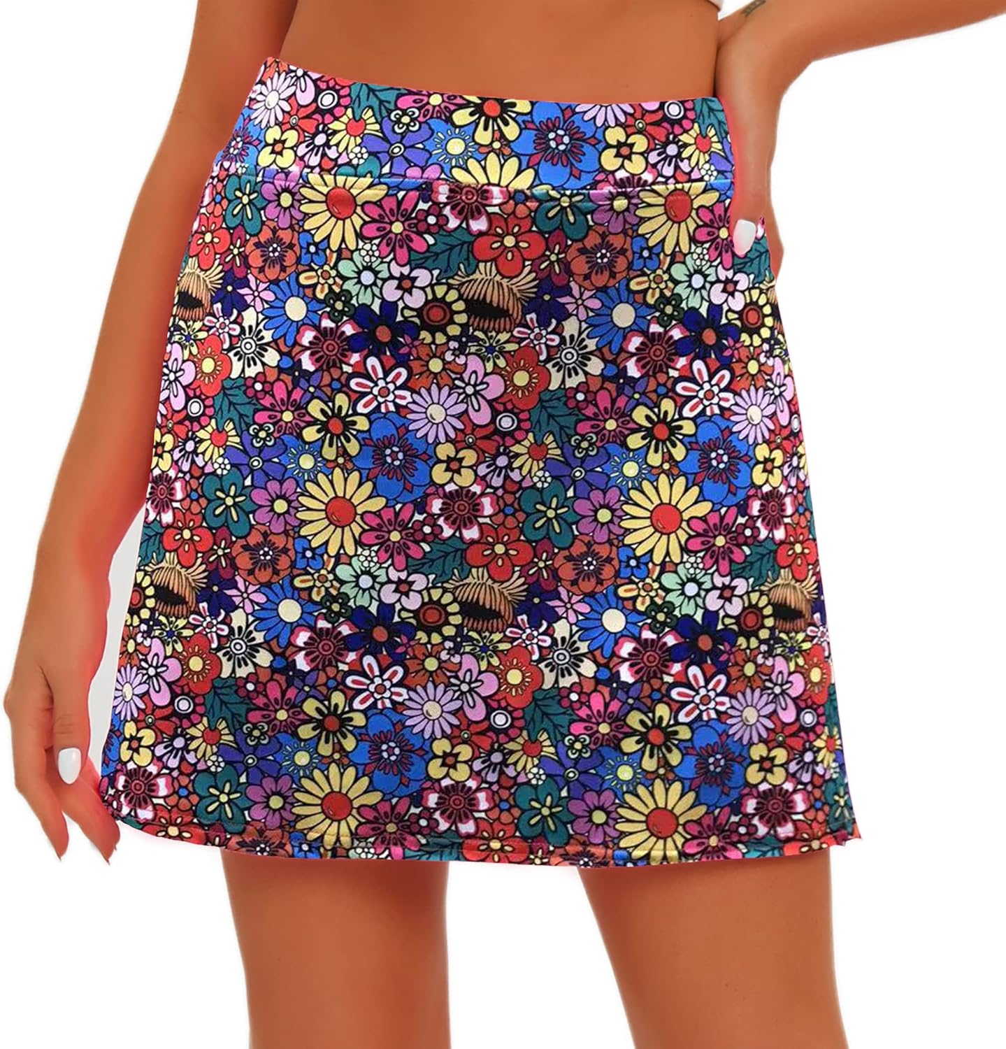 Oyamiki Women's Active Athletic Skort Lightweight Tennis Skirt Perfect for Running Training Sports Golf - Image 5