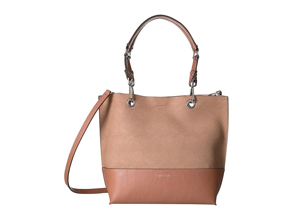 

Calvin Klein Sonoma Reversible Novelty Textured Lace Tote (Blush) Tote Handbags