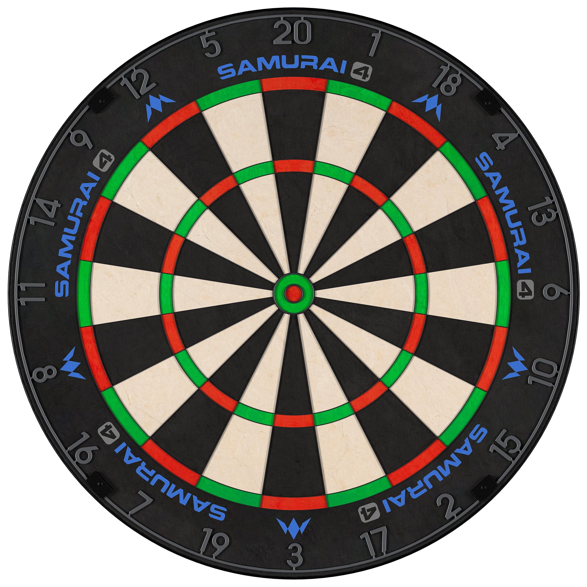 Mission Darts | Samurai 4 | Professional Bristle Dartboard | Knife Wire | White OR Graphite Spider Edition (Graphite)