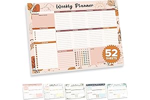 Decorably Weekly Planner Pad Landscape