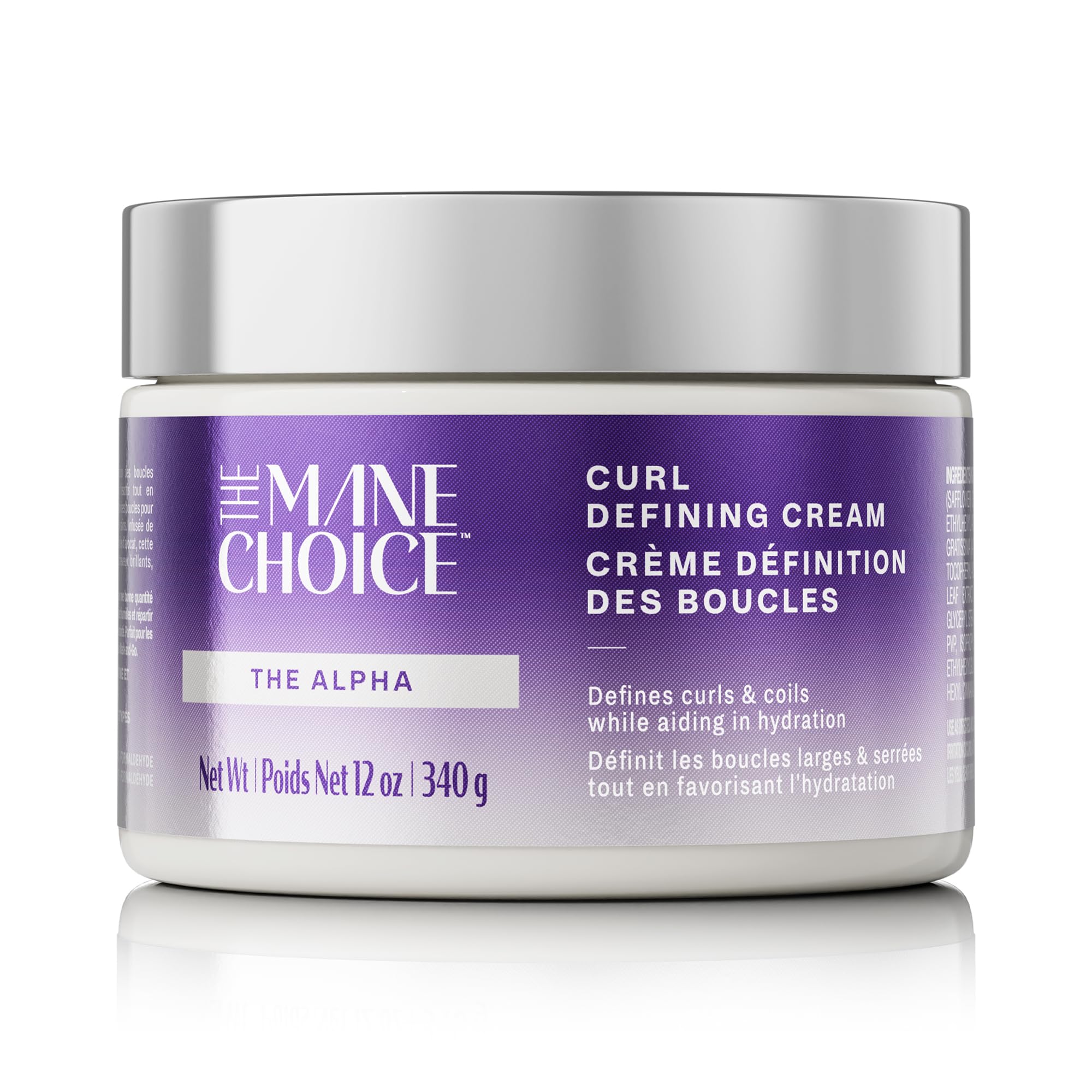 The Alpha Curly As Can Be Curl Defining Cream,12 Oz, Defines, Hydrates & Smooths Frizz, Curl Cream For Coily, Wavy & Curly Hair, Enriched with Biotin & Vitamin E, Paraben-Free