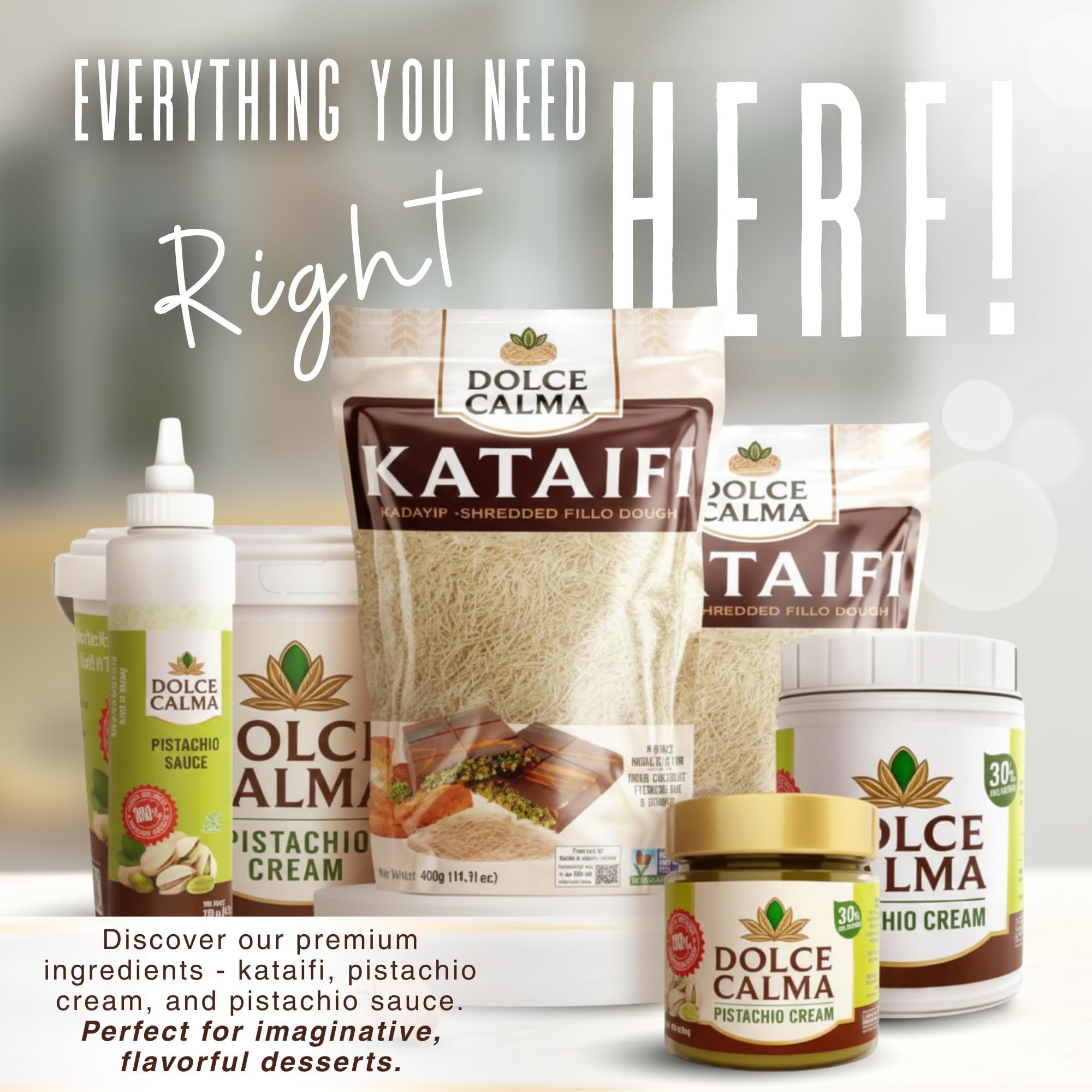 Dolce Calma Dried Kadayif Kataifi Shredded Fillo Dough 6 4 oz 180g Resealable Bag Dubai Chocolate Bar Kunafa — view 6