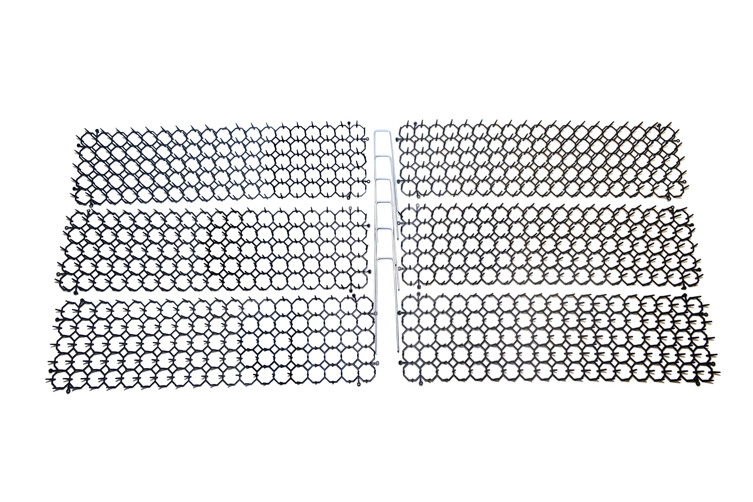 Pest Control Worldwide6 Pack, Durable & Weather proof Prickle mat, Ideal for repelling Fox, Cats from garden and plant pots