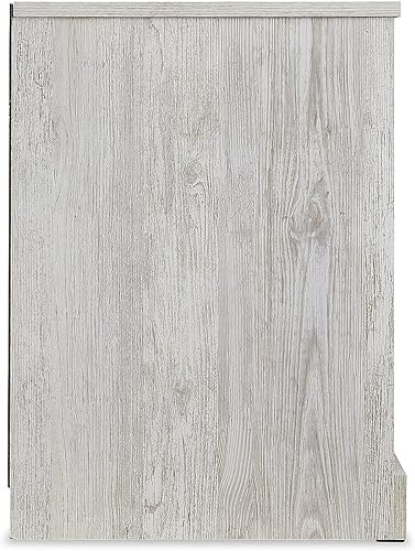 Miniatura 6 de Signature Design by Ashley Paxberry Boho - Mesita de noche con 1 cajón, color blanco lavado