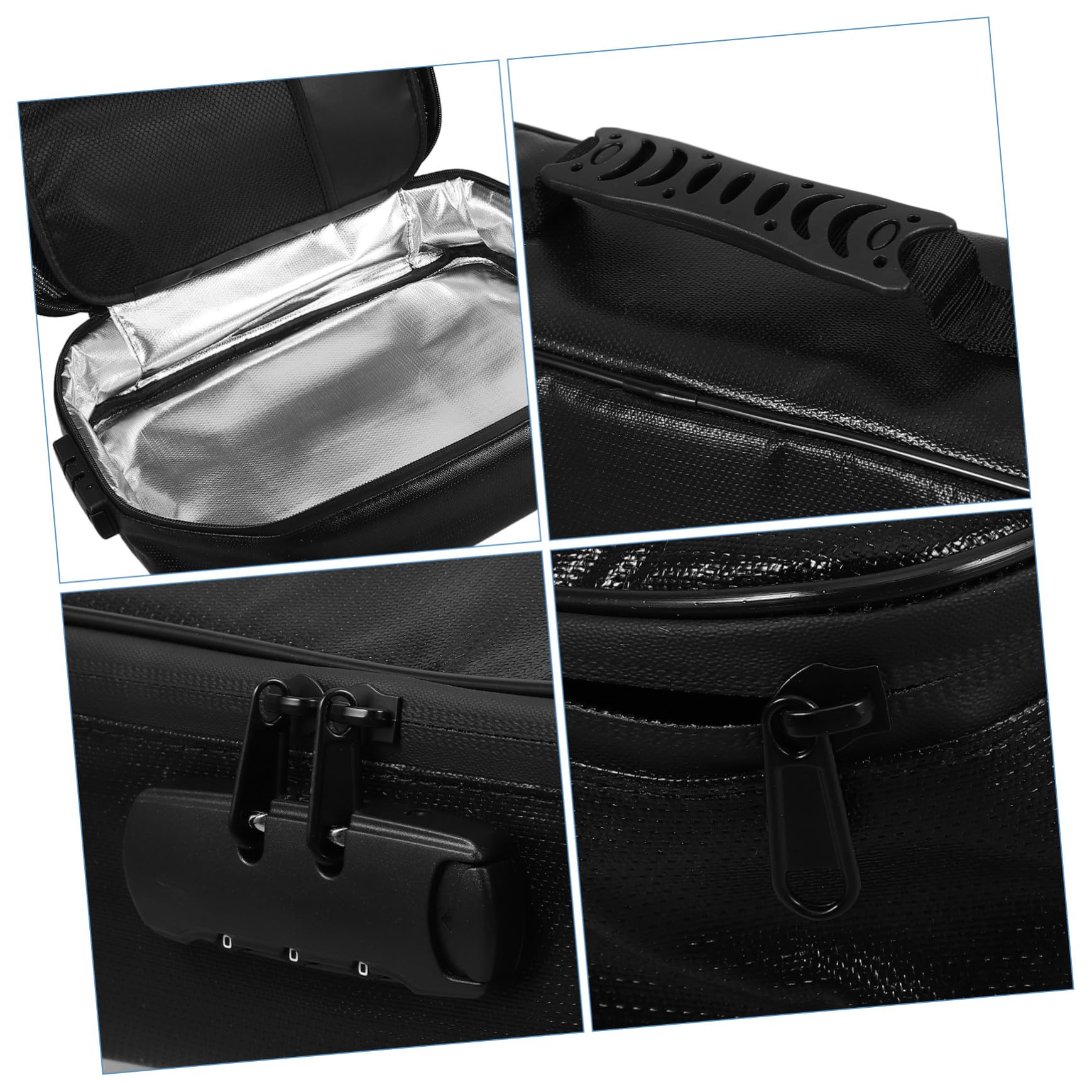 BESPORTBLE Portadocumenti da Viaggio Ignifugo con Maniglia Organizer per Documenti e Certificati Protezione Sicura per Passaporti e Documenti Importanti Soluzione di Archiviazione
