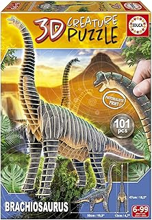 Comprar Educa - Puzzle 3D Brachiosaurio Creature Puzzle | Set de contrucción Dinosaurios de Juguete | Monta tu Propio Dinosaurio en 3D | A Partir de 6 años (19383) The Forest Stewardship Council