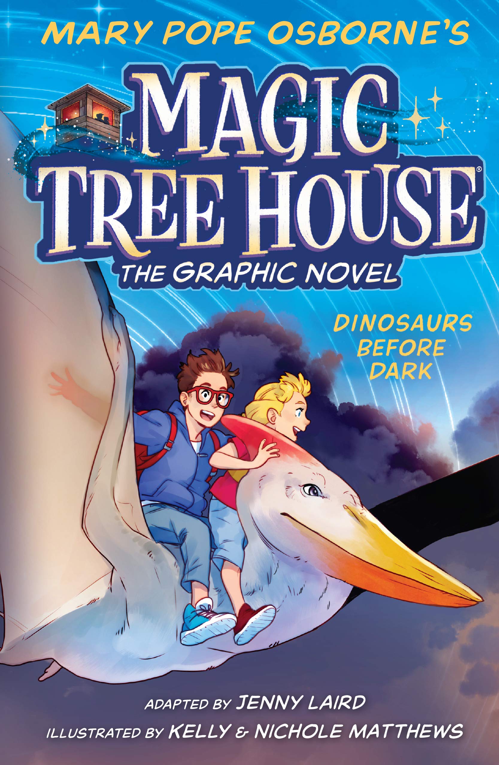 Dinosaurs Before Dark Graphic Novel (Magic Tree House Graphic Novels Book 1)