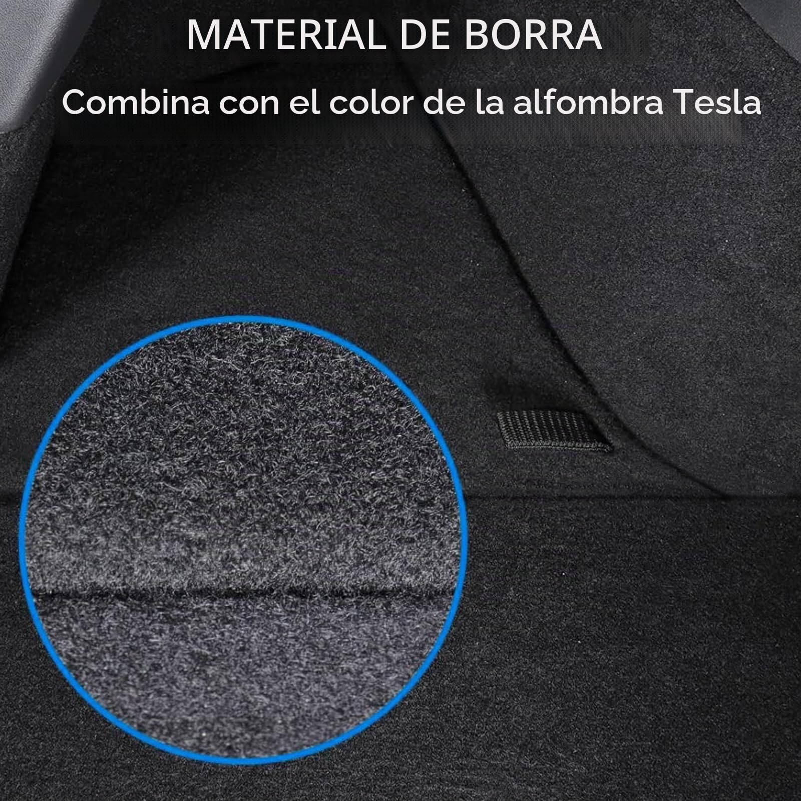 TOPABYTE Trasero Organizador de Maletero para Tesla Model 3 Highland 2025 2024 Caja de Almacenamiento de la Caja Lateral con Labio Alfombrado Highland Accesorios de Interior, 2 Pieza
