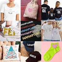 NANAPLUMS Glitteres Vasalható Vinyl Fólia - 30,5x25,4 cm Hőtranszfer Textil Fólia DIY Pólókhoz, 10 Csillogó Színben 6