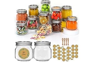 30 Pack Mason Jars 8oz: Preserve Your Memories and Delicacies