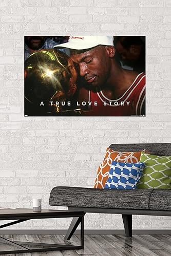 Miniatura 2 de Michael Jordan - Póster de pared de una verdadera historia de amor