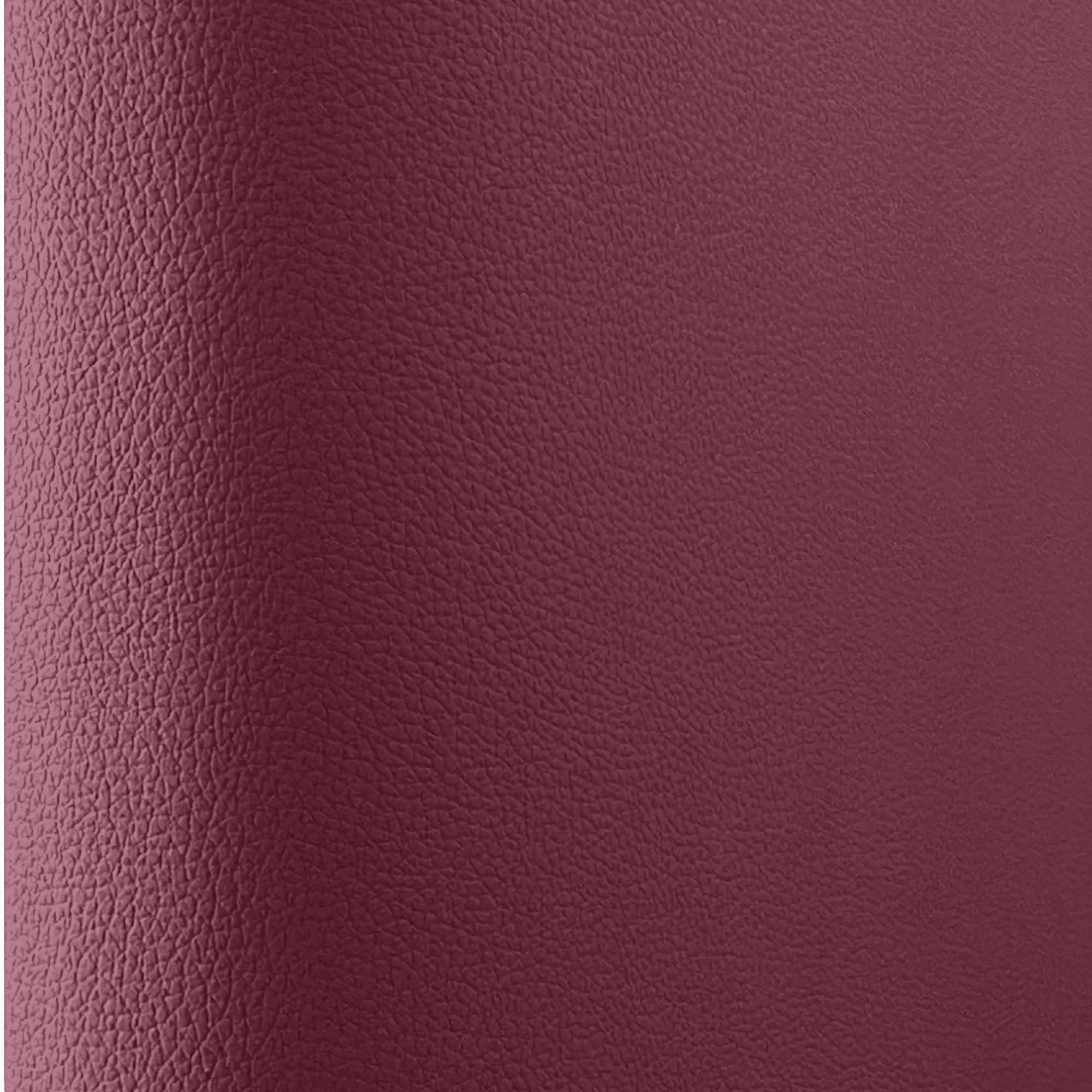 DHOME Testiera Imbottita in Similpelle Premium Antimacchia Design Modulare Verticale Autoadesiva Testata Letto Camera da Letto Imbottita (Vino Rosso, 160cm, Altezza 80cm, x4)