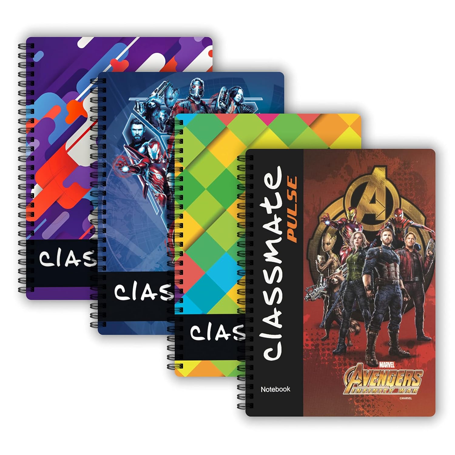 Classmate Pulse Notebook – 267 X 203, 160 Pages, Single Line, Wiro Binding, Multicolor (2105007) Classmate Pulse Notebook – 267 X 203, 160 Pages, Single Line, Wiro Binding, Multicolor (2105007)