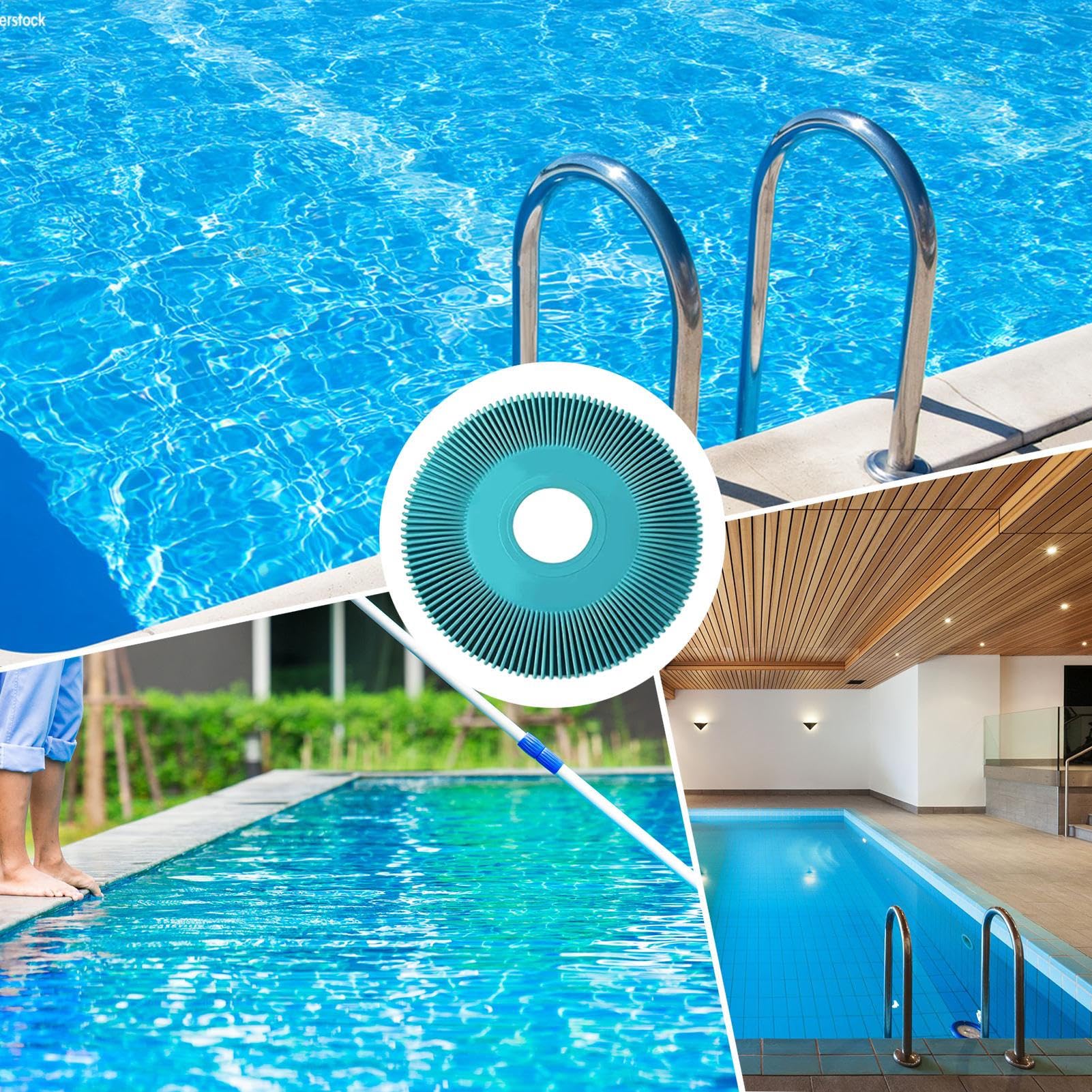 Sello de vacío Plisado para Limpiador de Piscinas, reemplazo de Sello Plisado, Anillo Plisado con Sello de Goma Plegable Estable, Sello de vacío de Repuesto para Limpiador de Piscinas,