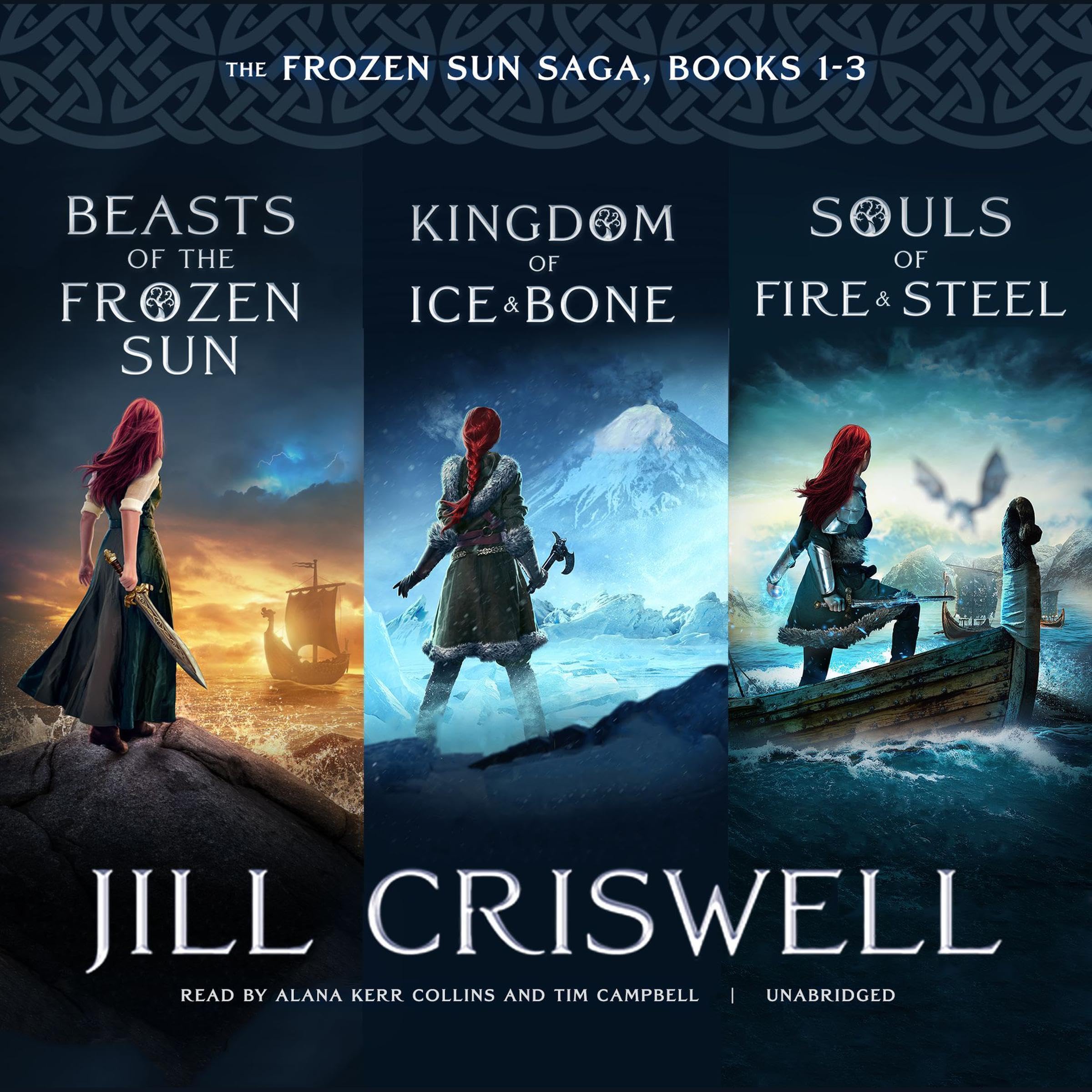 Cover art for The Frozen Sun Saga, Books 1-3