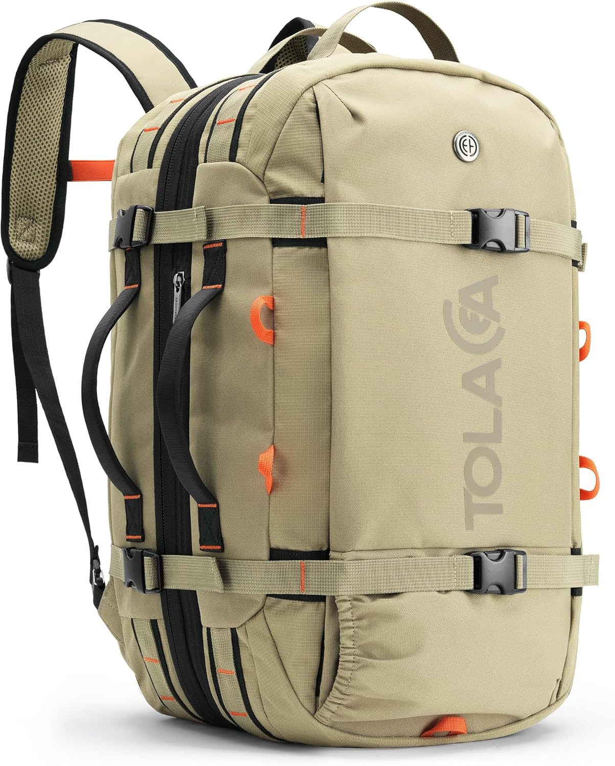 Versatile Carry-On Travel Backpack: 3-in-1 Duffle & Laptop Bag, 40-50L Versatile Carry-On Travel Backpack: 3-in-1 Duffle & Laptop Bag, 40-50L