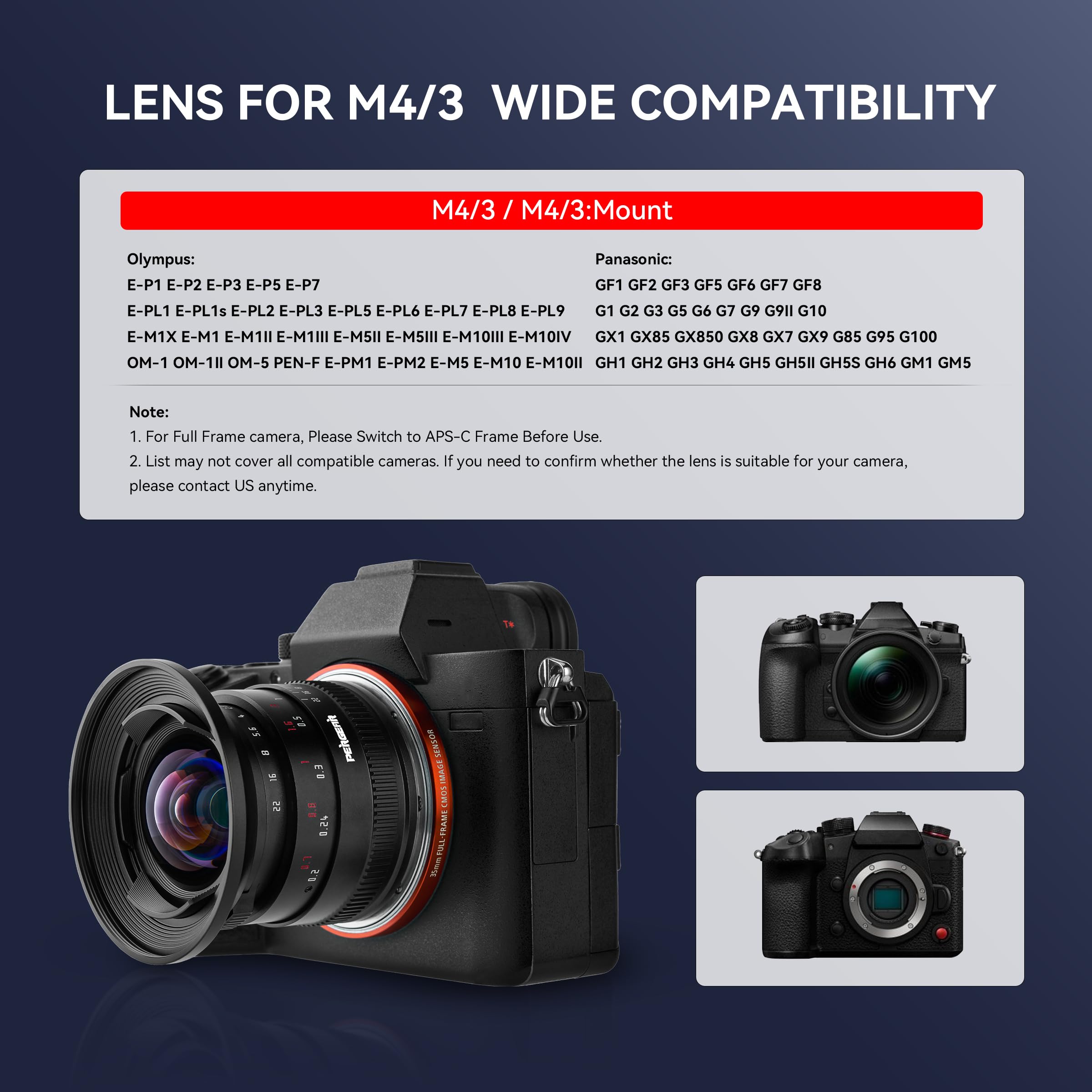 Amazon | PERGEAR 12mm F2 II 広角 APS-C 単焦点レンズ マニュアル