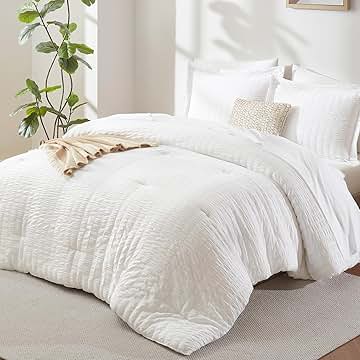 Cozylux Seersucker Comforter Bedding Pillowcase