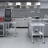 Vista 430 de Mesa de trabajo de acero inoxidable, mesa de metal