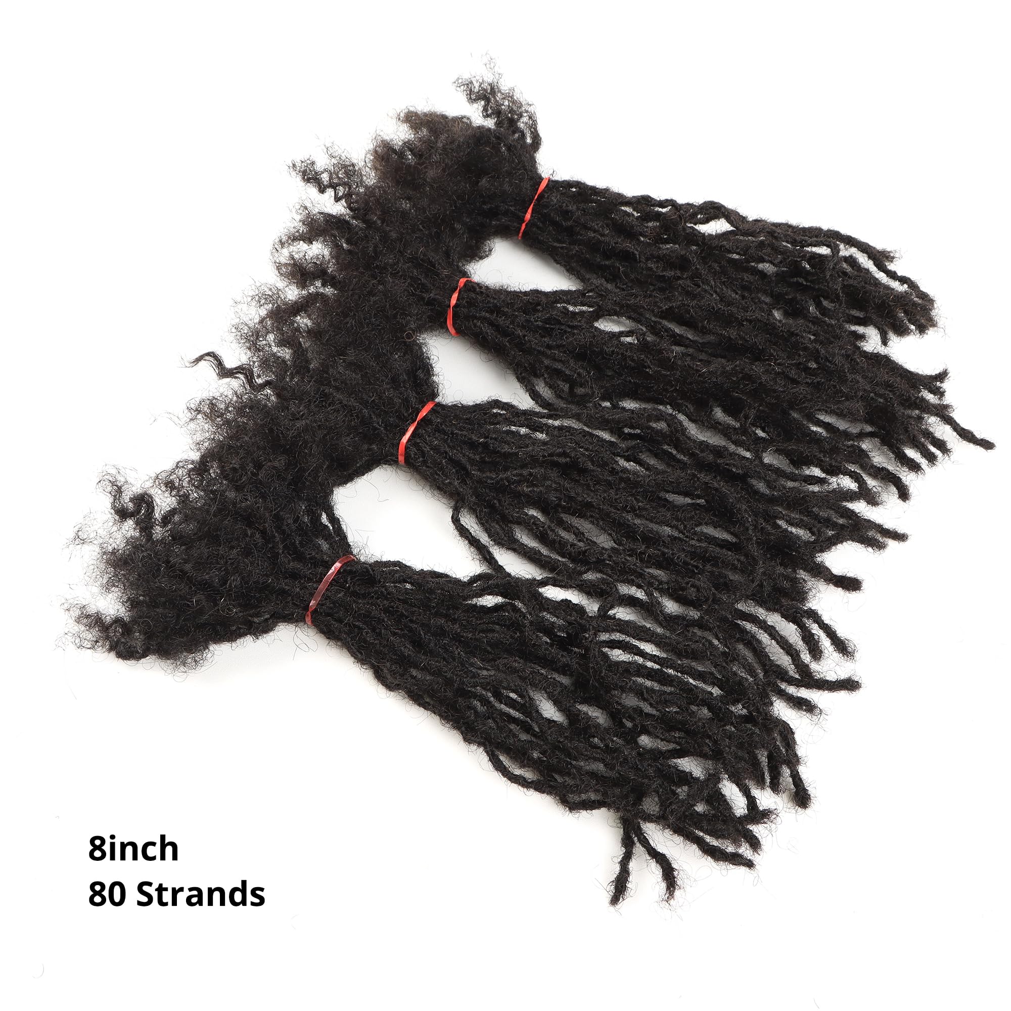 Amazon.com : Orientfashion 8inch Micro Dreadlock Extensions 