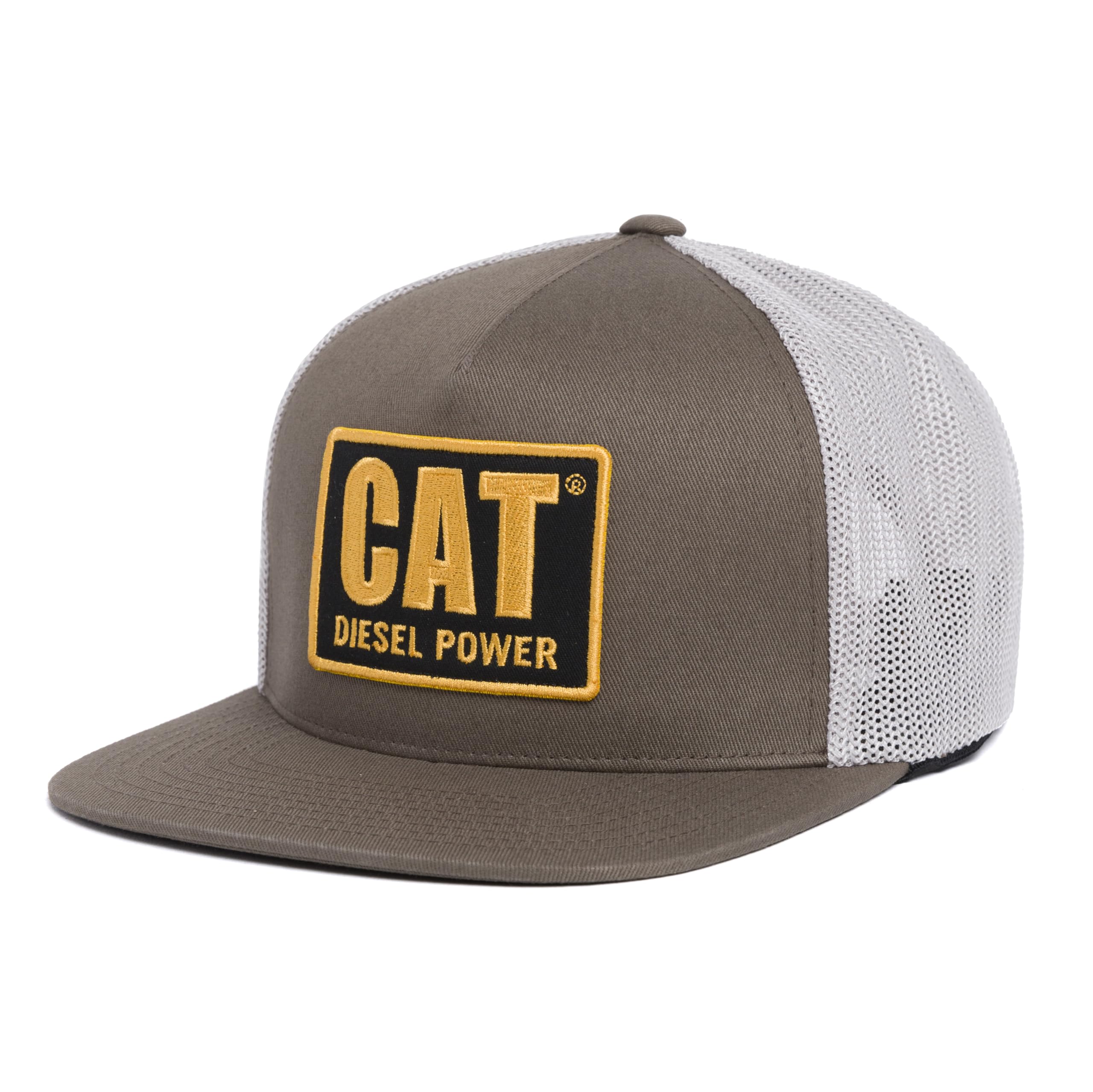 CAT Mens Diesel Power Flat Bill Cap