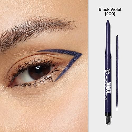 Miniatura 2 de REVLON ColorStay Lápiz Delineador de Ojos Impermeable, A Prueba de Manchas, Maquillaje de Ojos con Sacapuntas Integrado, Relleno de Media para