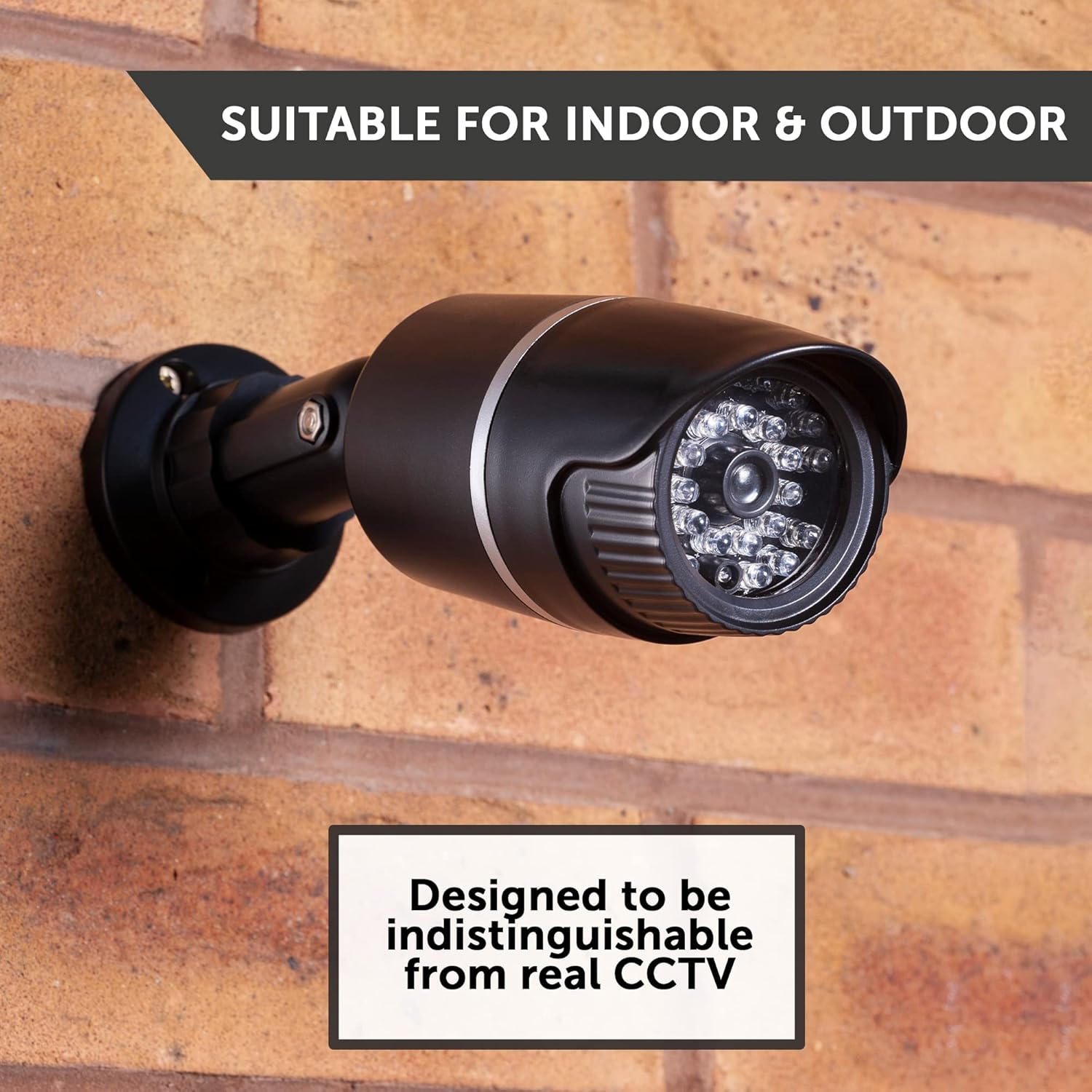 Dummy CCTV Camera LED Fake Outdoor Security Camera Fake CCTV Dummy