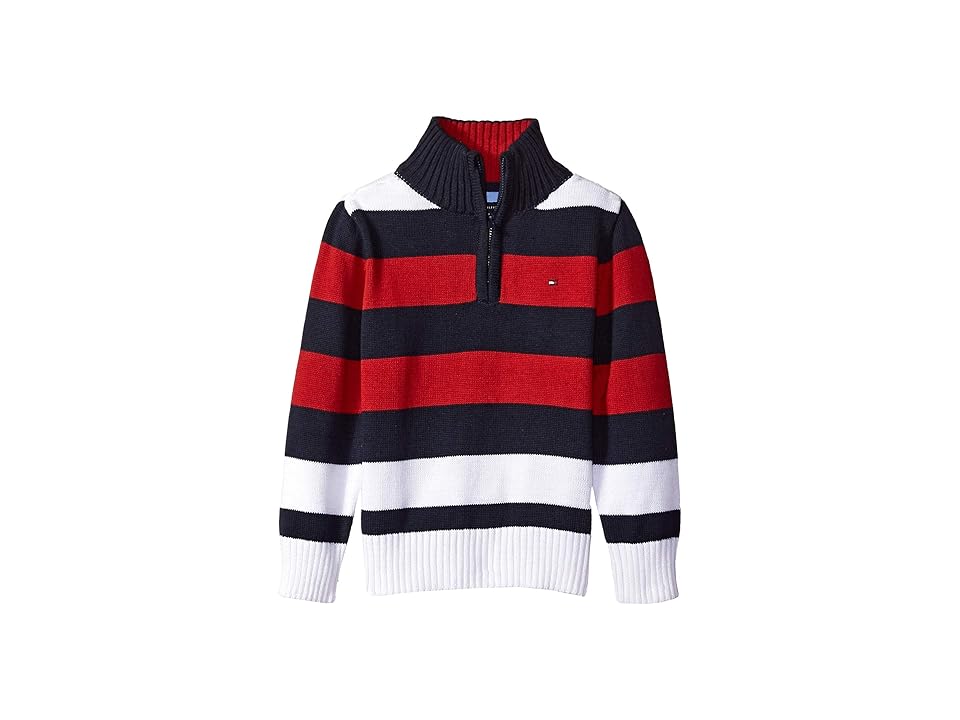

Tommy Hilfiger Kids Randy Sweater (Toddler/Little Kids) (Scarlet Sage) Boy's Sweater