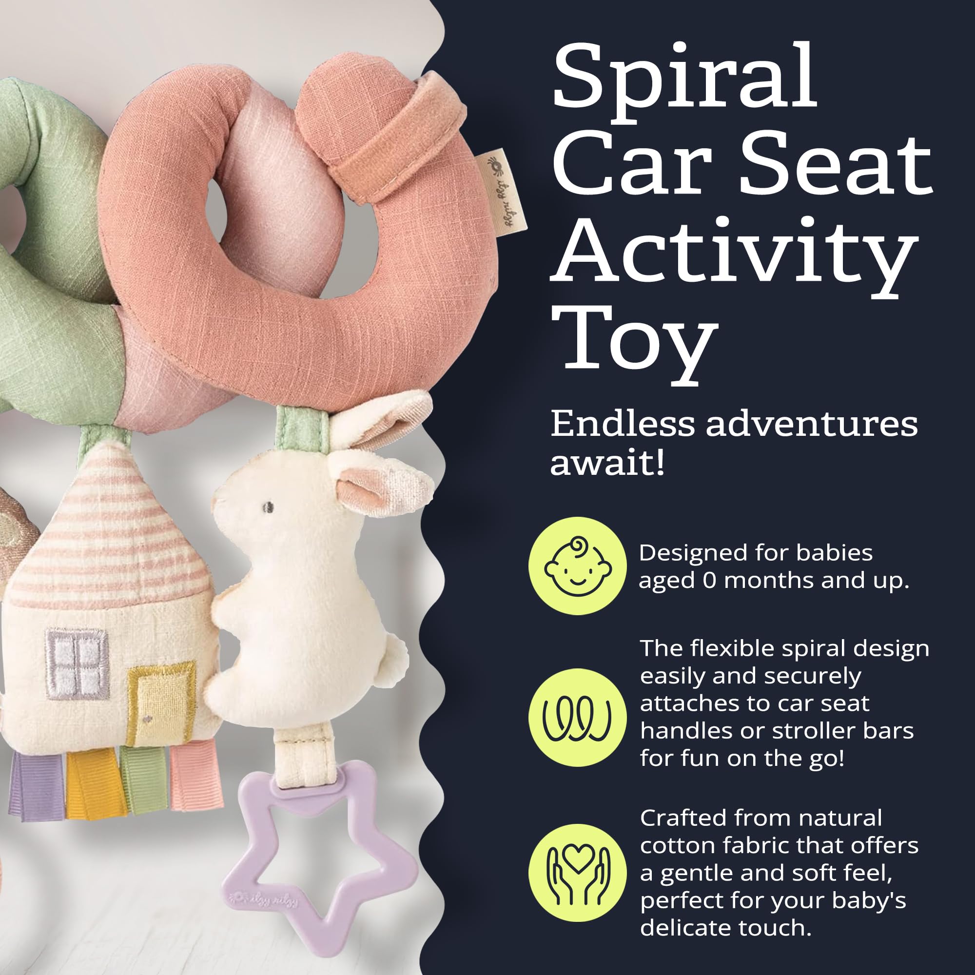 Amazon.com : Itzy Ritzy Spiral Car Seat & Stroller Activity Toy