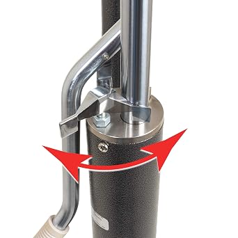 ProBasics Heavy Duty Patient Lift, 450 lbs, Hydraulic Medical Lift for Home Use, Swivel Caster, Alloy Steel, Hammertone Finish, Adjustable Width Base, Compatible with 4 or 6 Point Lift Slings