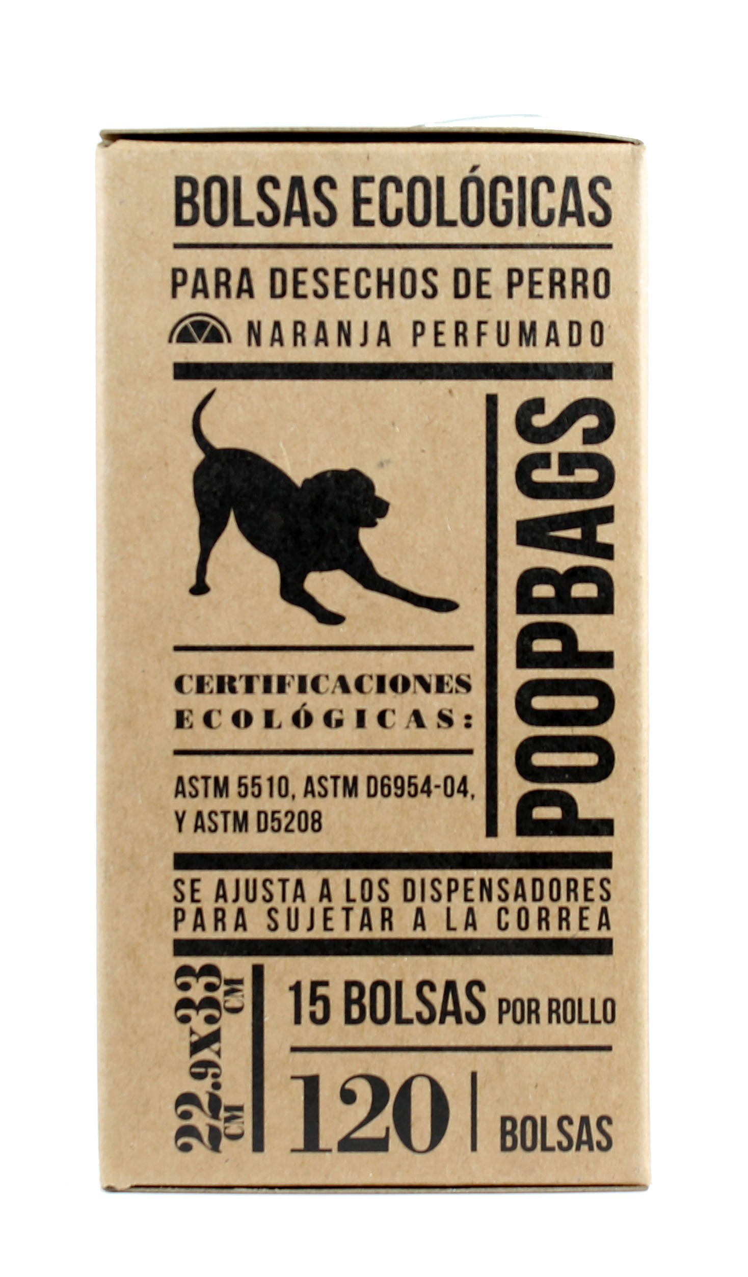 The Original PoopBags – Eco-Eco auf einer Rolle Haustierkotbeutel mit Orangenduft – 720 Beutel (48 Rollen mit je 15 Kotbeutel)