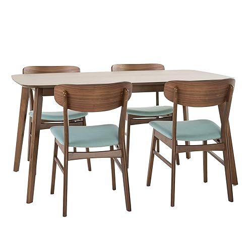 Christopher Knight Home Lucious 60" Rectangular Dining Set, 5-Pcs Set,