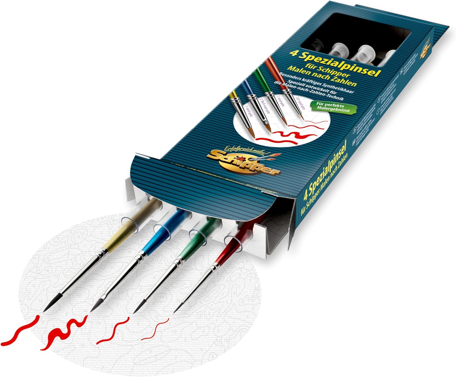 Schipper 605020536 4 Paint Brushes